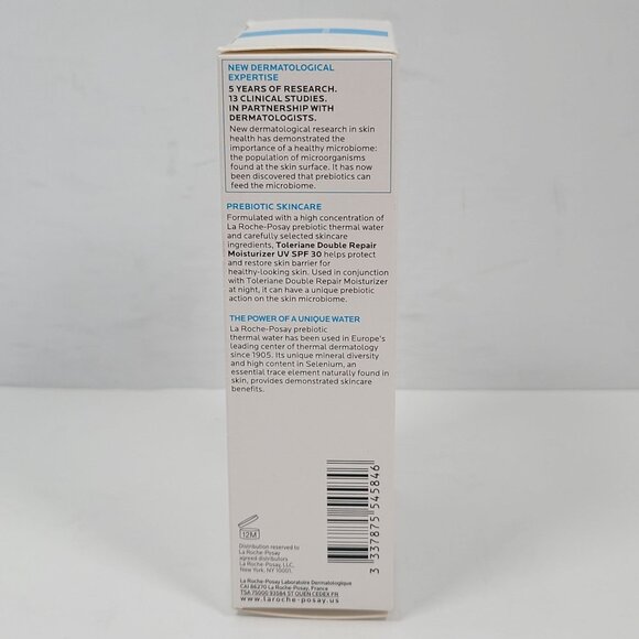 La Roche-Posay Toleriane Double Repair Face Moisturizer UV SPF 30 3.38 Fl Oz NIB - Picture 4 of 5